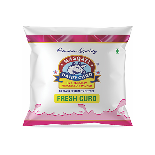Whole Milk Fresh Curd Packet 500 gm