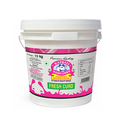 Whole Milk Fresh Curd  Bkt 10KG