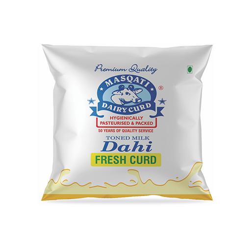Toned Milk  - Dahi 500 ml packet