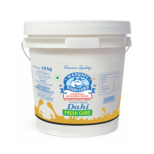 Toned Milk  - Dahi 10kg  Bkt