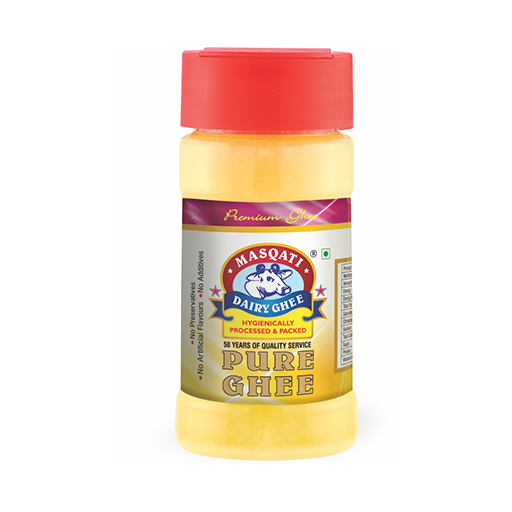 Pure Cow Ghee  100 ml Transparent Jar