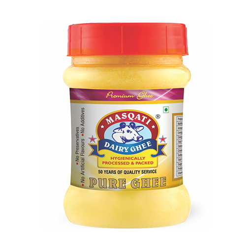 Pure Cow Ghee  200 ml Transparent Jar