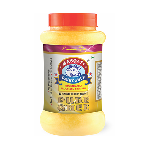 Pure Cow Ghee  1 Ltr Transparent Jar